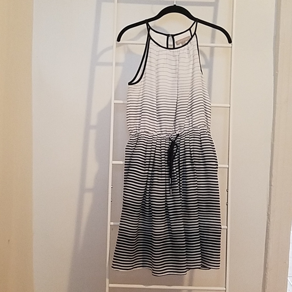 Variegated stripe dress